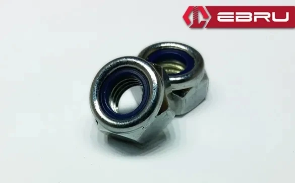 Altıköşe Fiberli Somun M6 - 100 Adet