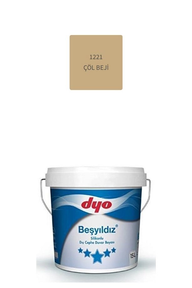 Beşyıldız Silikonlu Dış Cephe Duvar Boyası 15 Lt