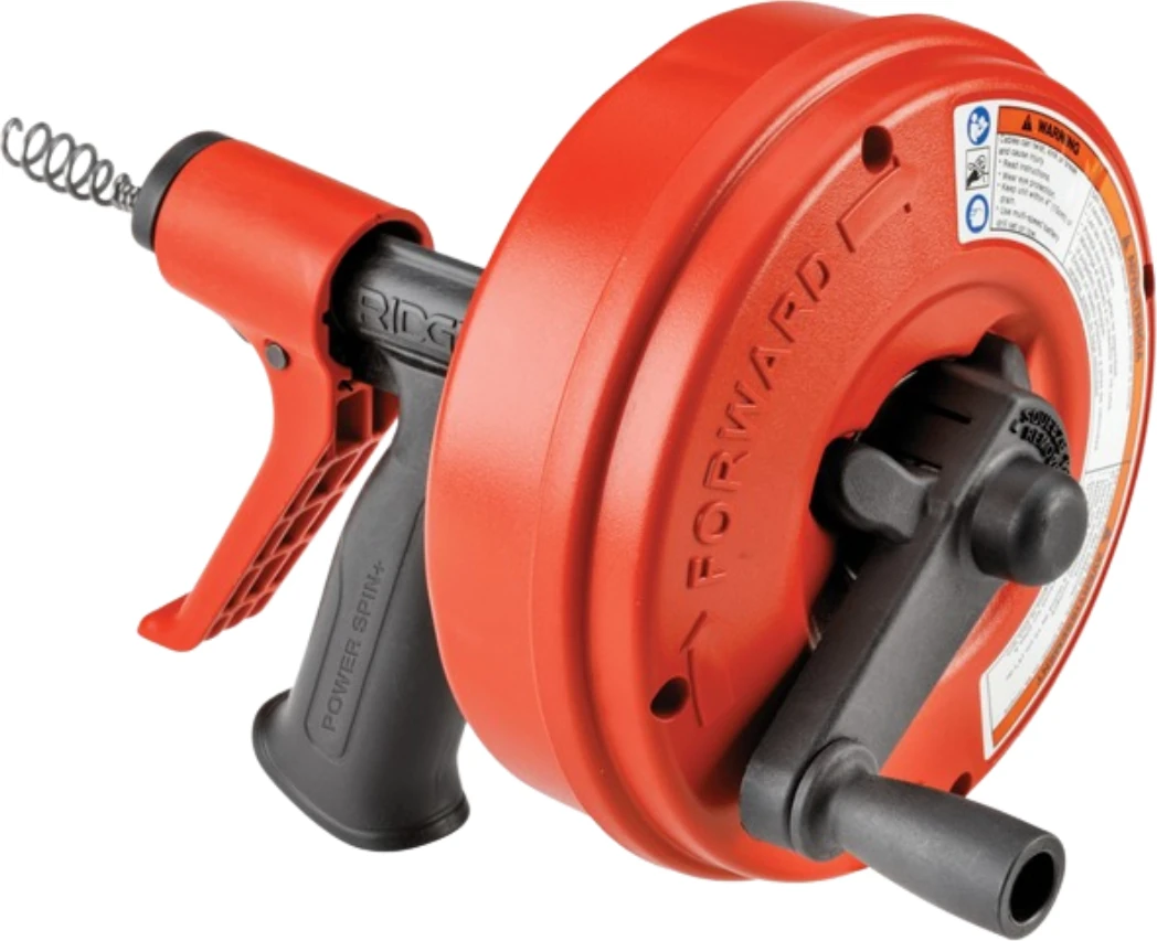 Rıdgıd 57043 Power Spin El Tipi Otomatik Beslemeli Kanal Açma Temizleme