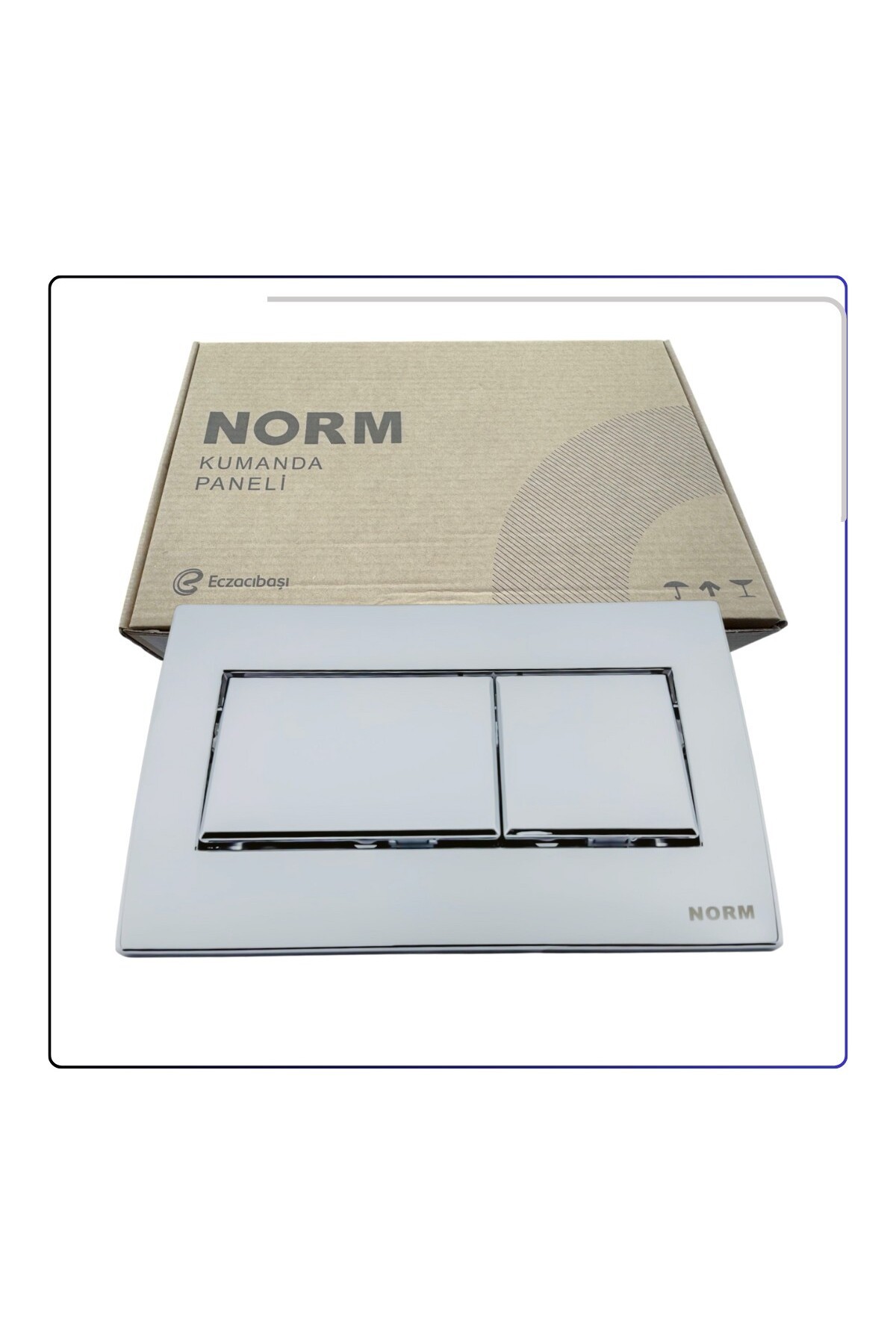 437020YP Kumanda Paneli Grup Parlak Krom Norm (Ön Kısım)