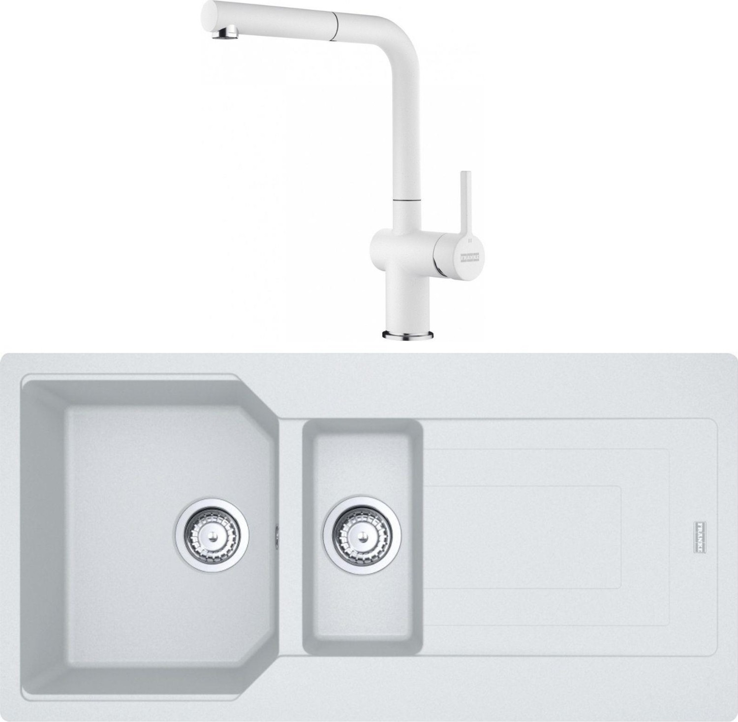 Urban Ubg 651-100 Bianco Granit Eviye-Active Plus Doccia 2.0 Batarya Seti