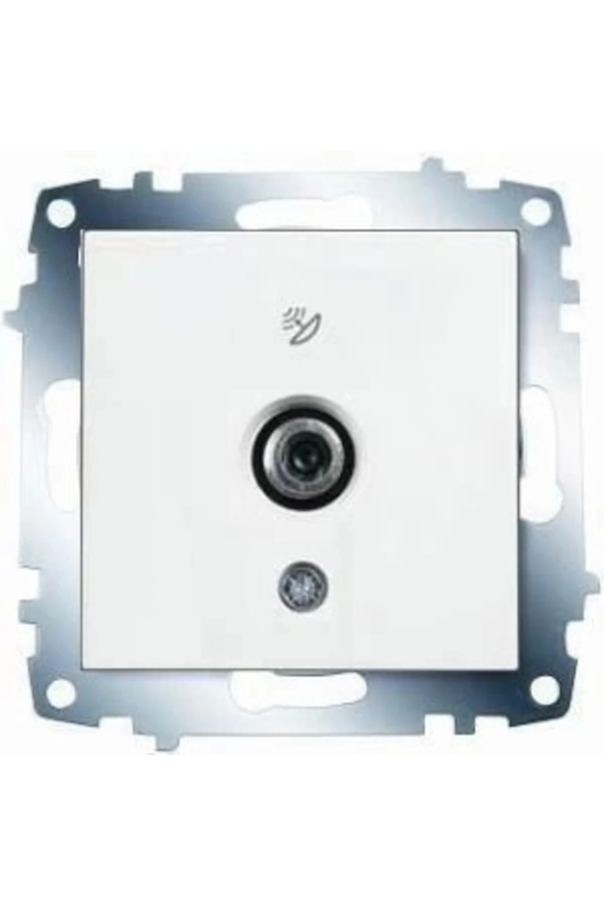 Viko Karre Uydu Prizi F Konnektörlü Sonlu Çerçevesiz Beyaz