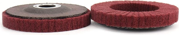 Adet 4 Inç Naylon Fiber Flap Disk Parlatma Taşlama, Açı Öğütücü Için Ovma Pedi Parlatıcı Tekerlek