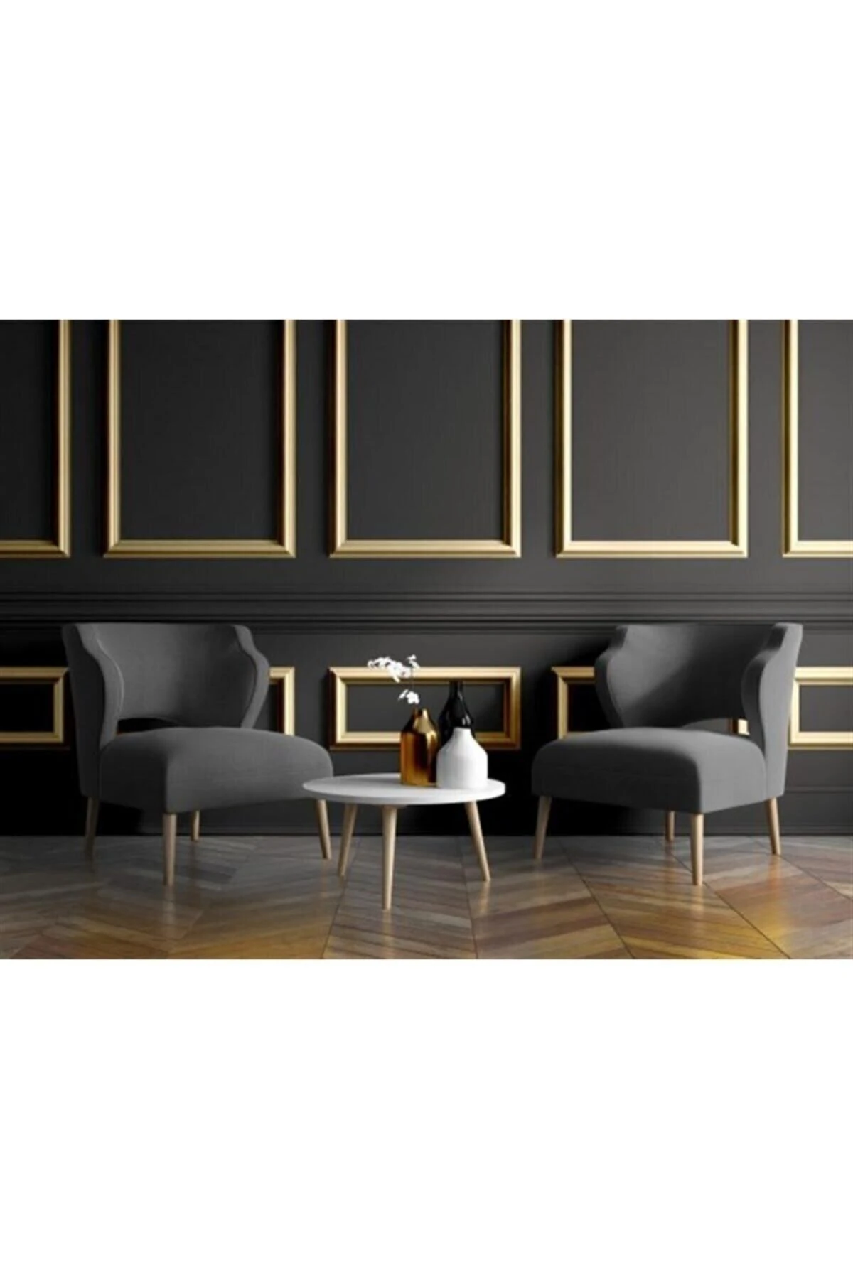 Kırmızı Minella01 Dekoratif Duvar Çıtası Kendinden Yapışkanlı Stropiyer 100 Cm