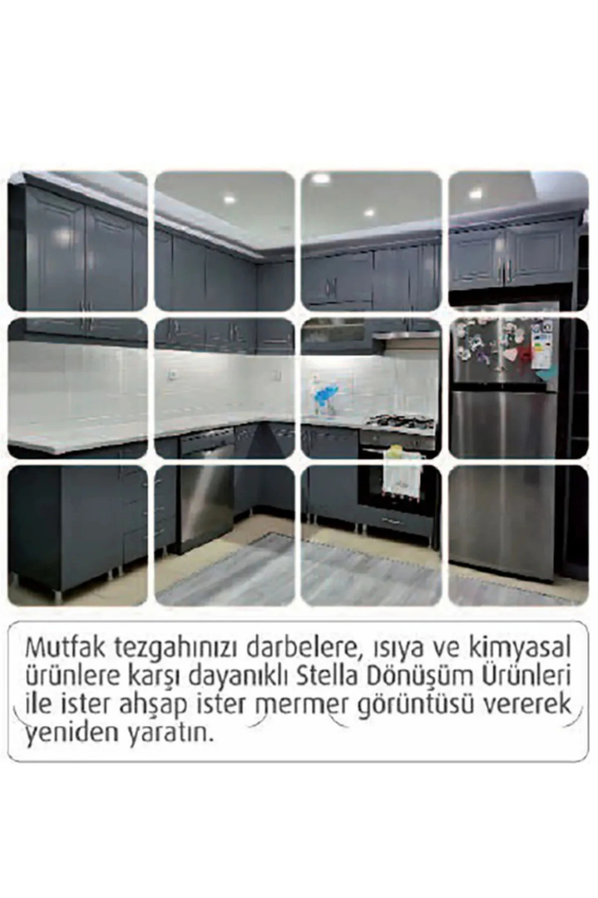 STELLA YENİ NESİL DÖNÜŞÜM BOHYASI + YAPAŞ DÖNÜŞÜM BOYA UYGULAMA SETİ