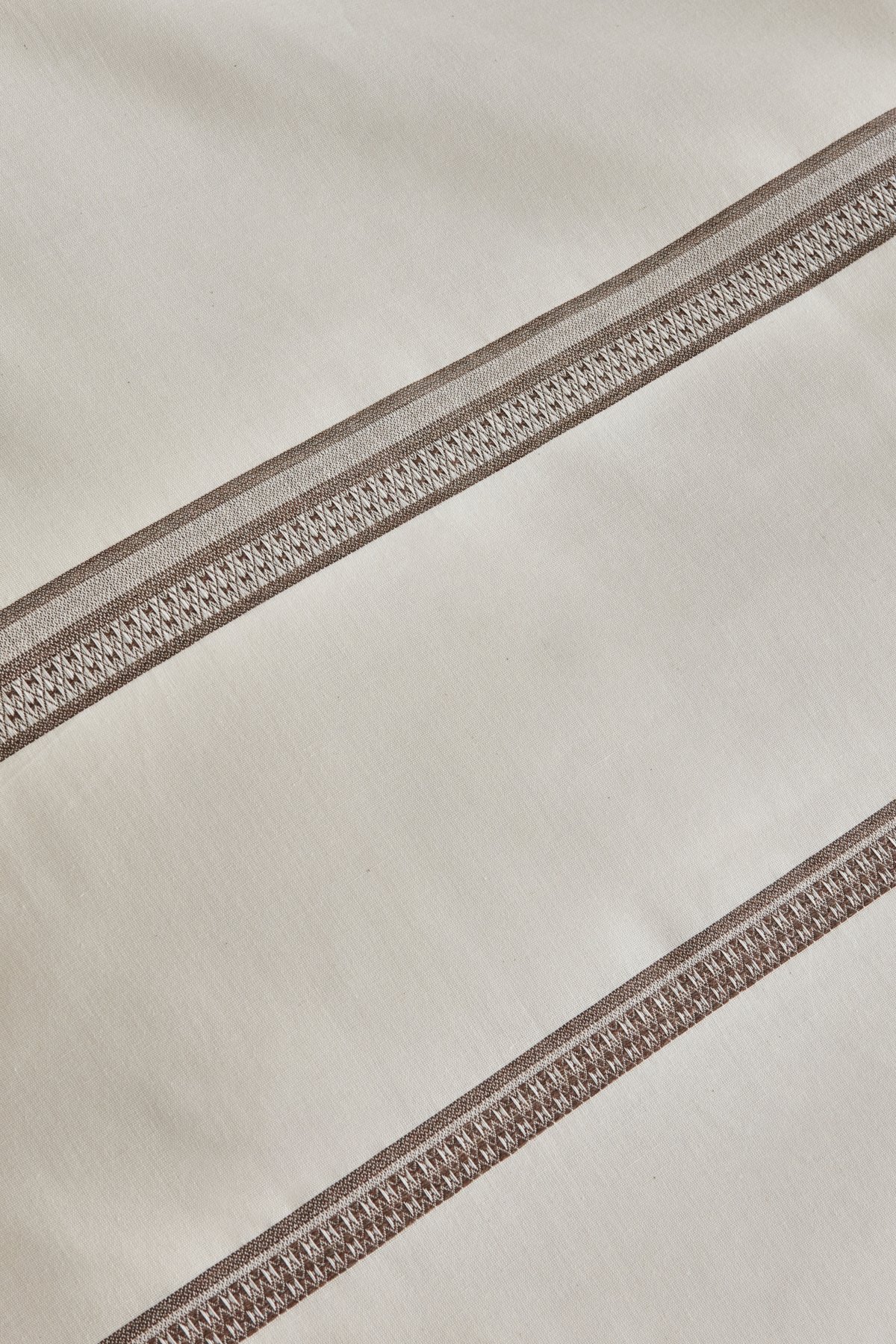 Vetro Terracotta Çift Kişilik İpliği Boyalı Nevresim Takımı