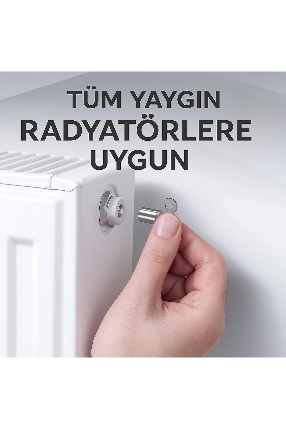 Radyatör Purjör Anahtarı – Petek Havlupan Hava Alma ve Purjör Açma Kapama Anahtarı (1 Adet)