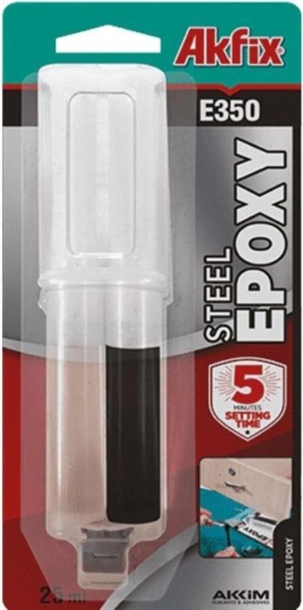 E350 Epoxy Hızlı Yapıştırıcı Şırıngalı 25ML
