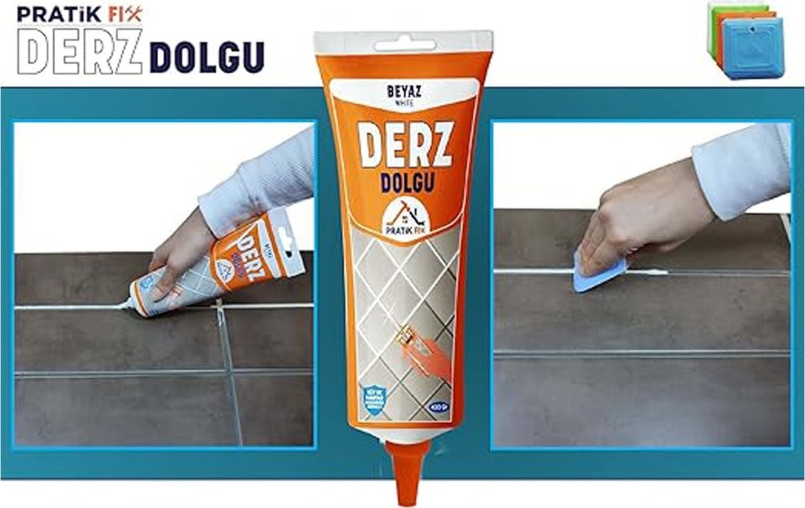 Fayans Arası Hazır Derz Dolgu Bej ve Derz Kazıyıcı 2li Set 400 gr