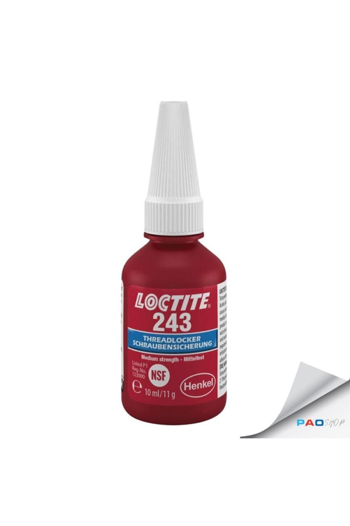 Loctıte 243 Orta Mukavemetli Cıvata Sabitleyici 10 Ml