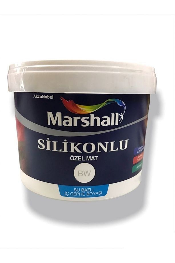 Silikonlu Özel Mat Tam Silinebilir Iç Cephe Duvar Boyası - 15 Lt. ) - Badem Ezmesi Rengi
