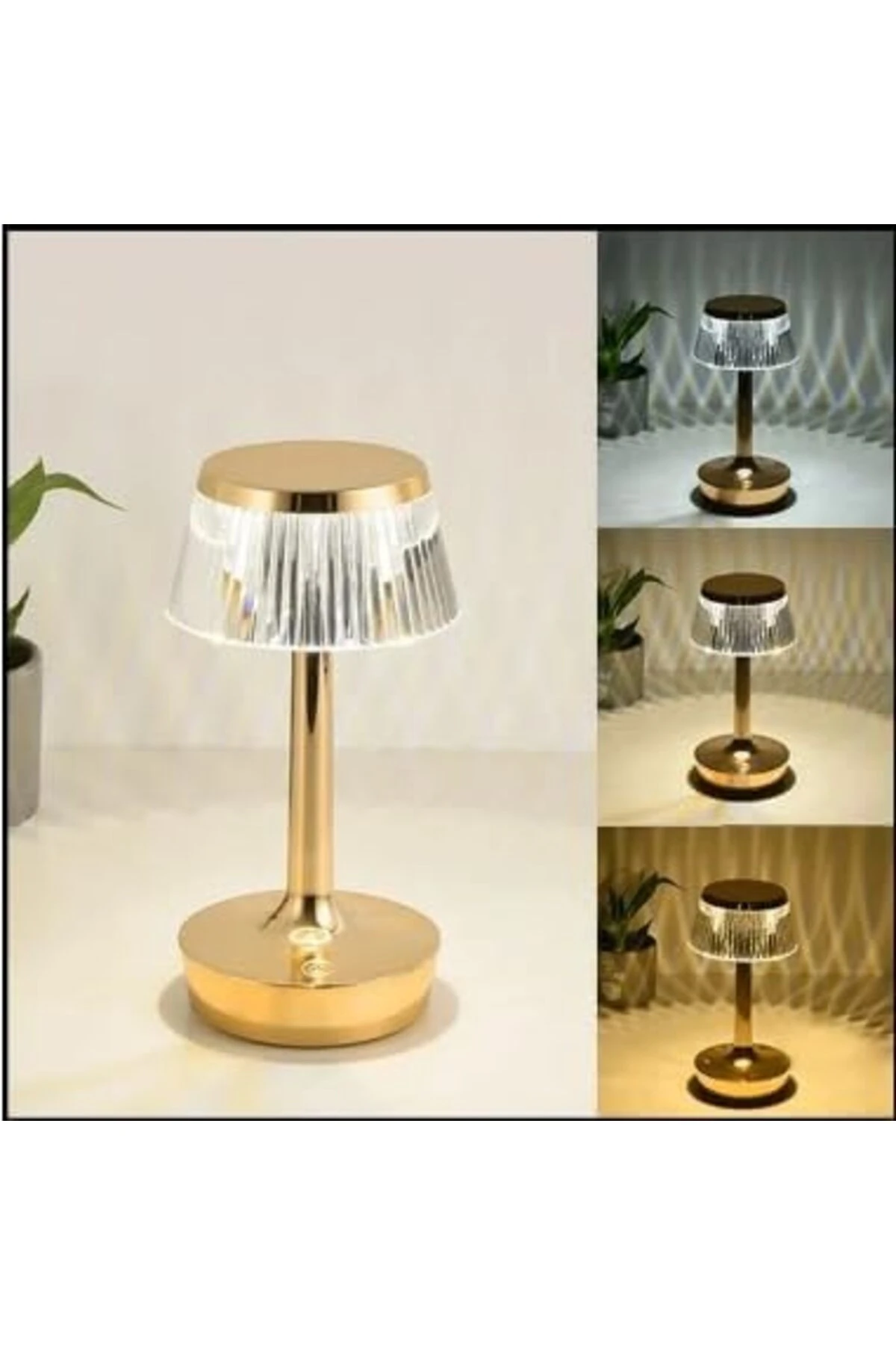 Rio Şarjlı Masa Lambası CT-8434 Tek Anahtarla 3 Renk 1131745