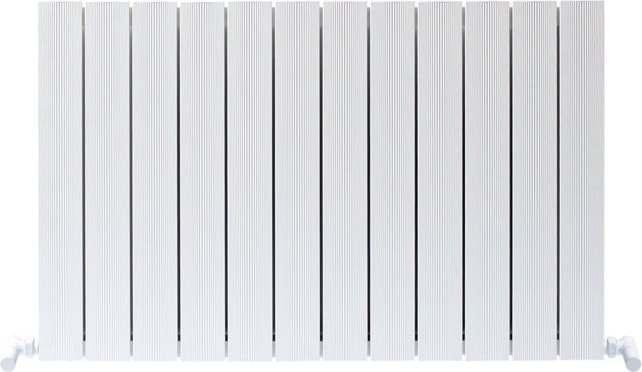585 x 895 mm Alüminyum Radyatör Mimosa Mat Beyaz Standart Bağlantı