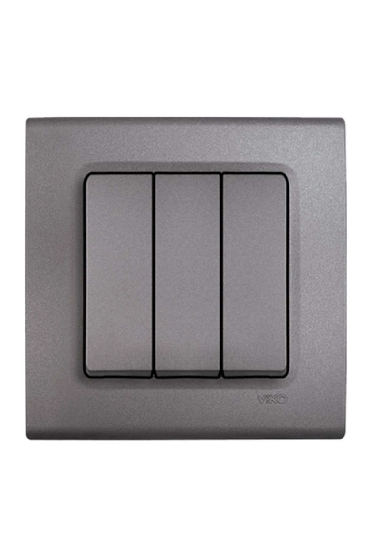 Linnera Life Granit Grisi Üçlü Anahtar (ÇERÇEVELİ)