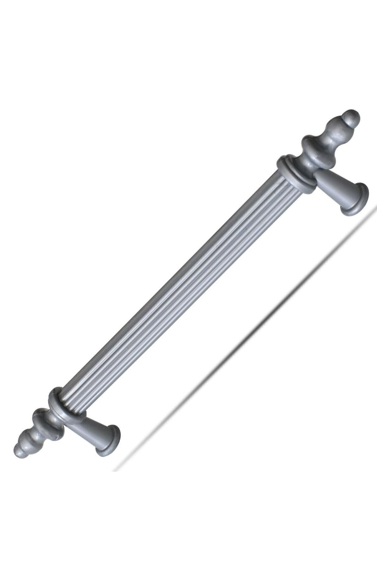 BADEM10 (SERT PLASTİK) Polavit 160 Mm Gri Mobilya Mutfak Çekmece Dolap Dolabı Kulpu Kulbu Kulpları (10 ADET)
