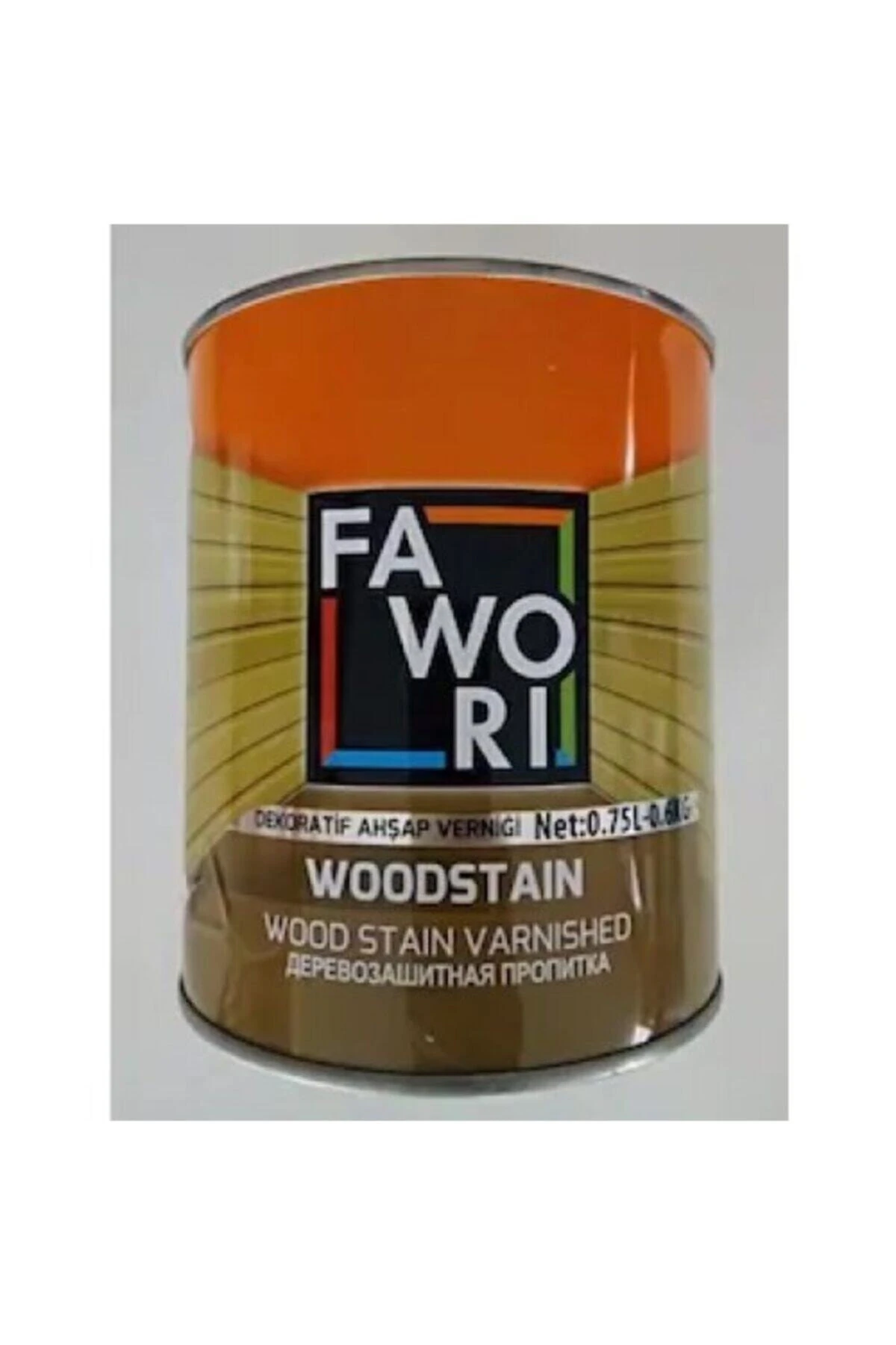 Wood Stain Vernikli Ahşap Koruyucu - 2.5 Lt - Açık Meşe