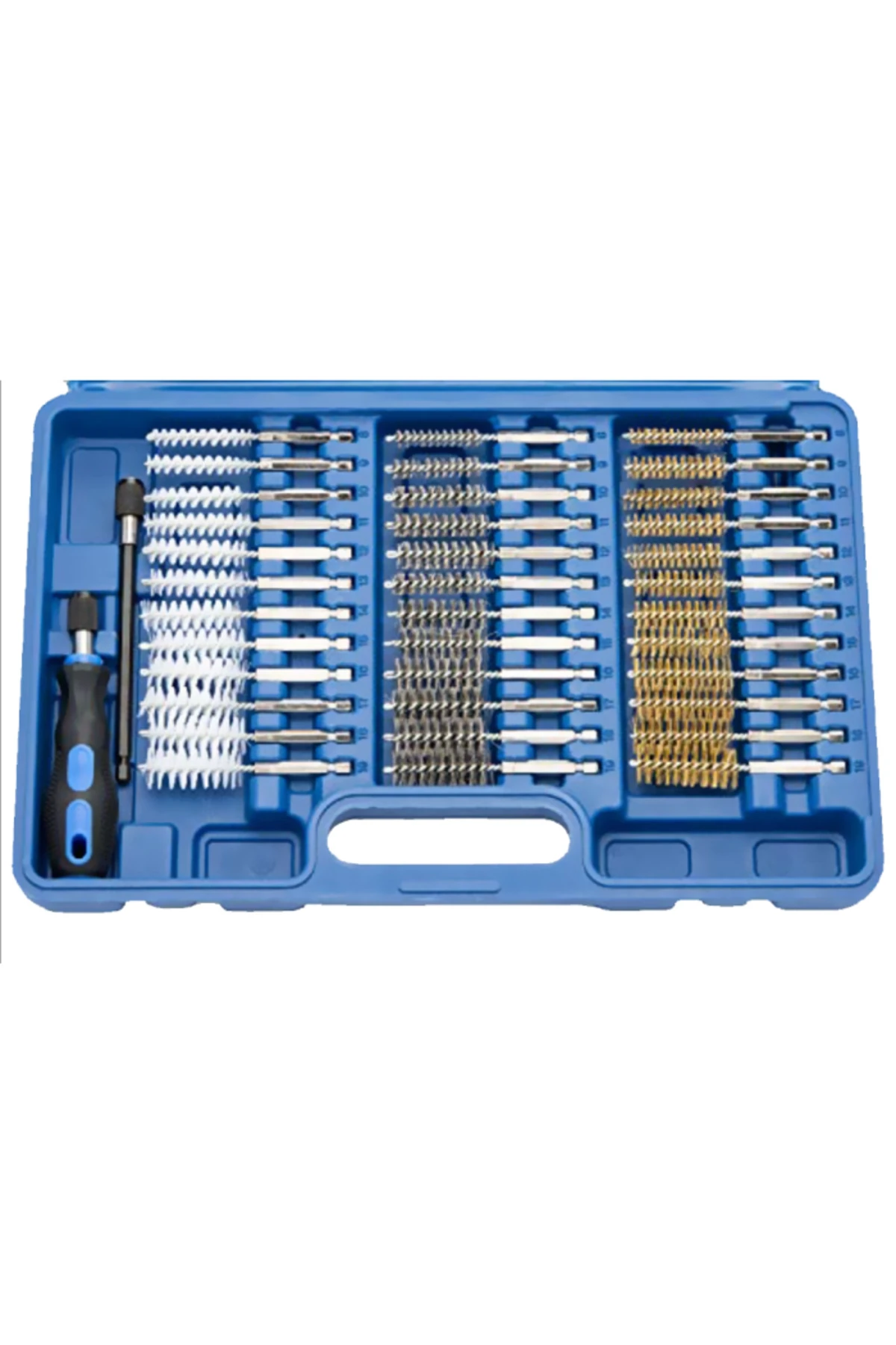 NT2105 38 Parça Enjektör Kanal Temizleme Fırça Seti