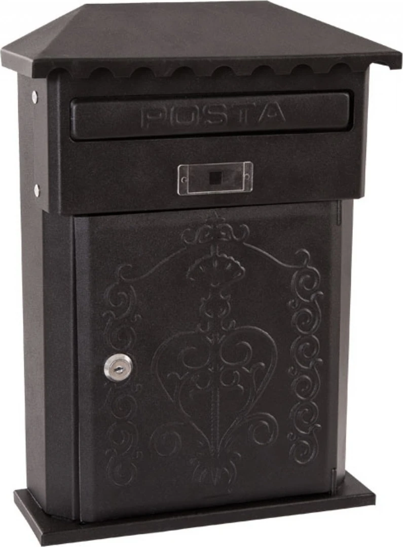 Ferforje Posta Kutusu Siyah Sağ Antrasit 1 Adet