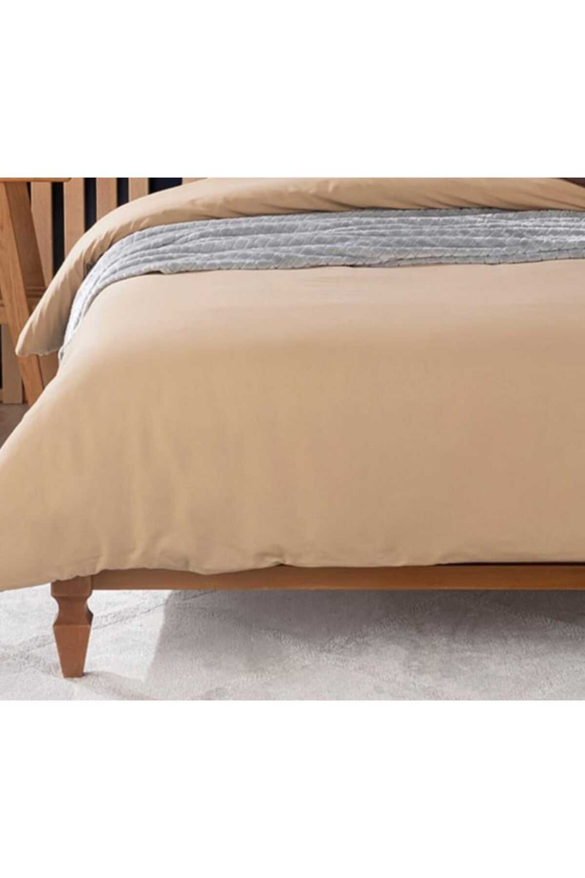 Plain Çift Taraflı %100 Pamuk King Size Nevresim
