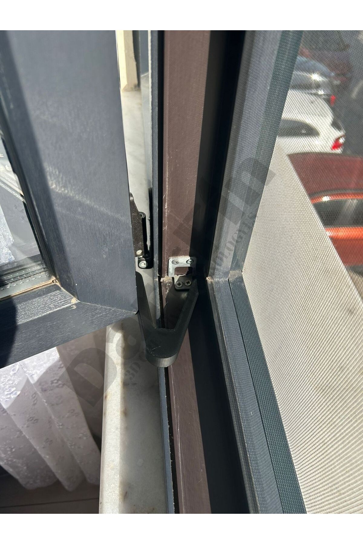 Pencere/Kapı Stoperi Pencere Kapatma Engelleme Pencere Kapanma Engelleyici (siyah)