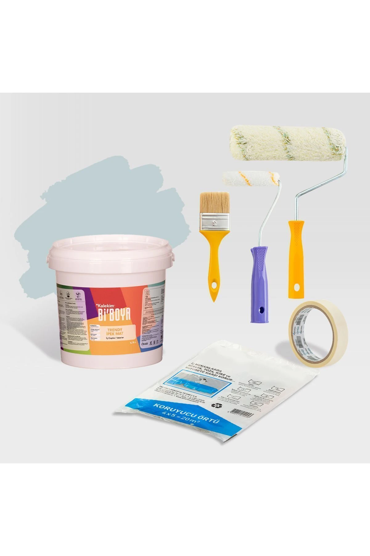 Tek Duvar Boyama Seti Sis