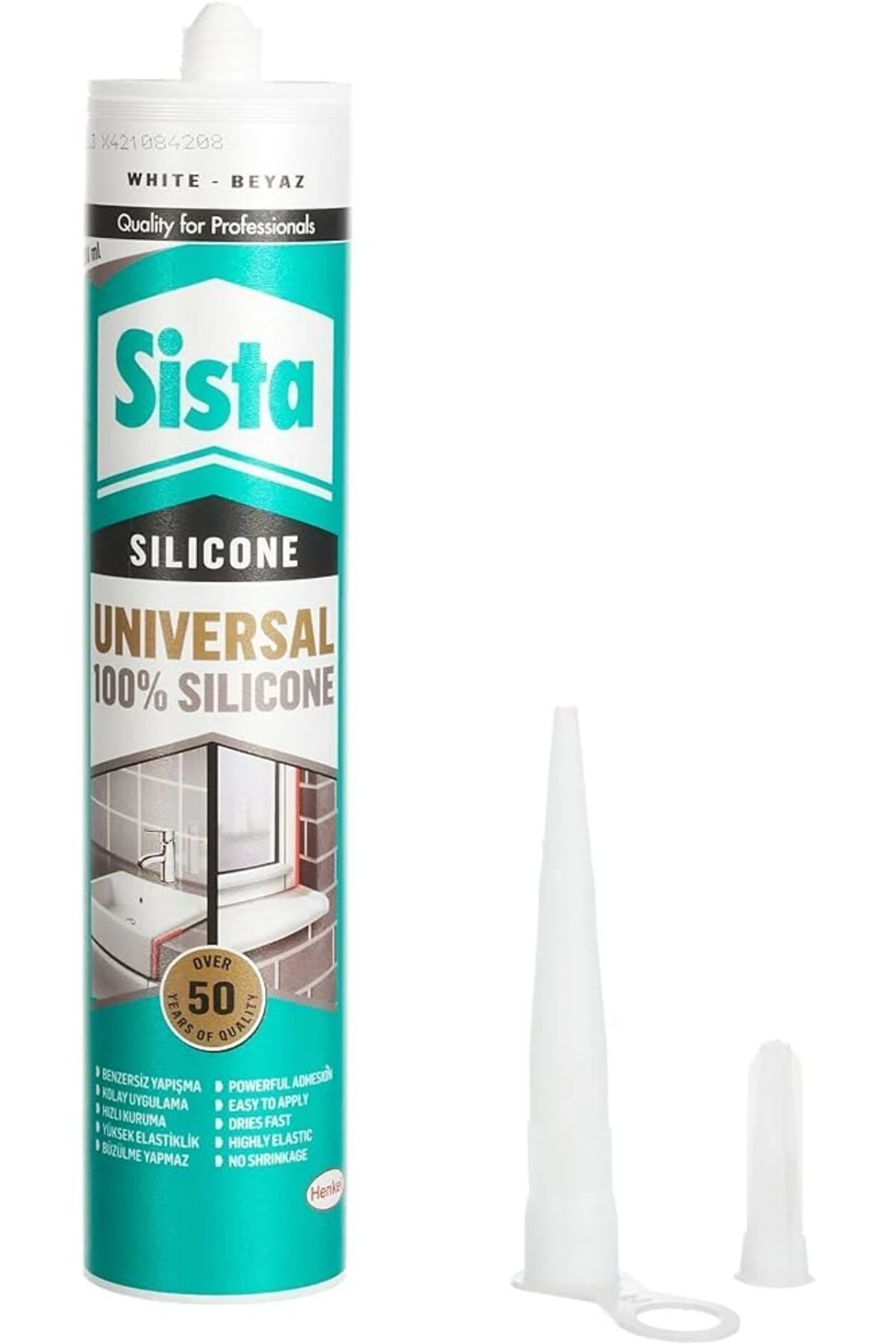 SİSTA SİLİKON BEYAZ 280 ml /335 gr