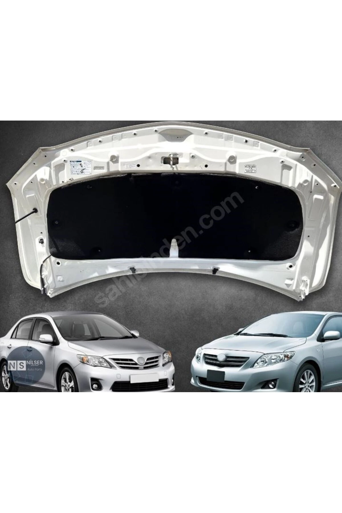 Toyota Corolla Kaput Alt Isı Keçesi İzolasyon 2007 - 2012 Uyumlu