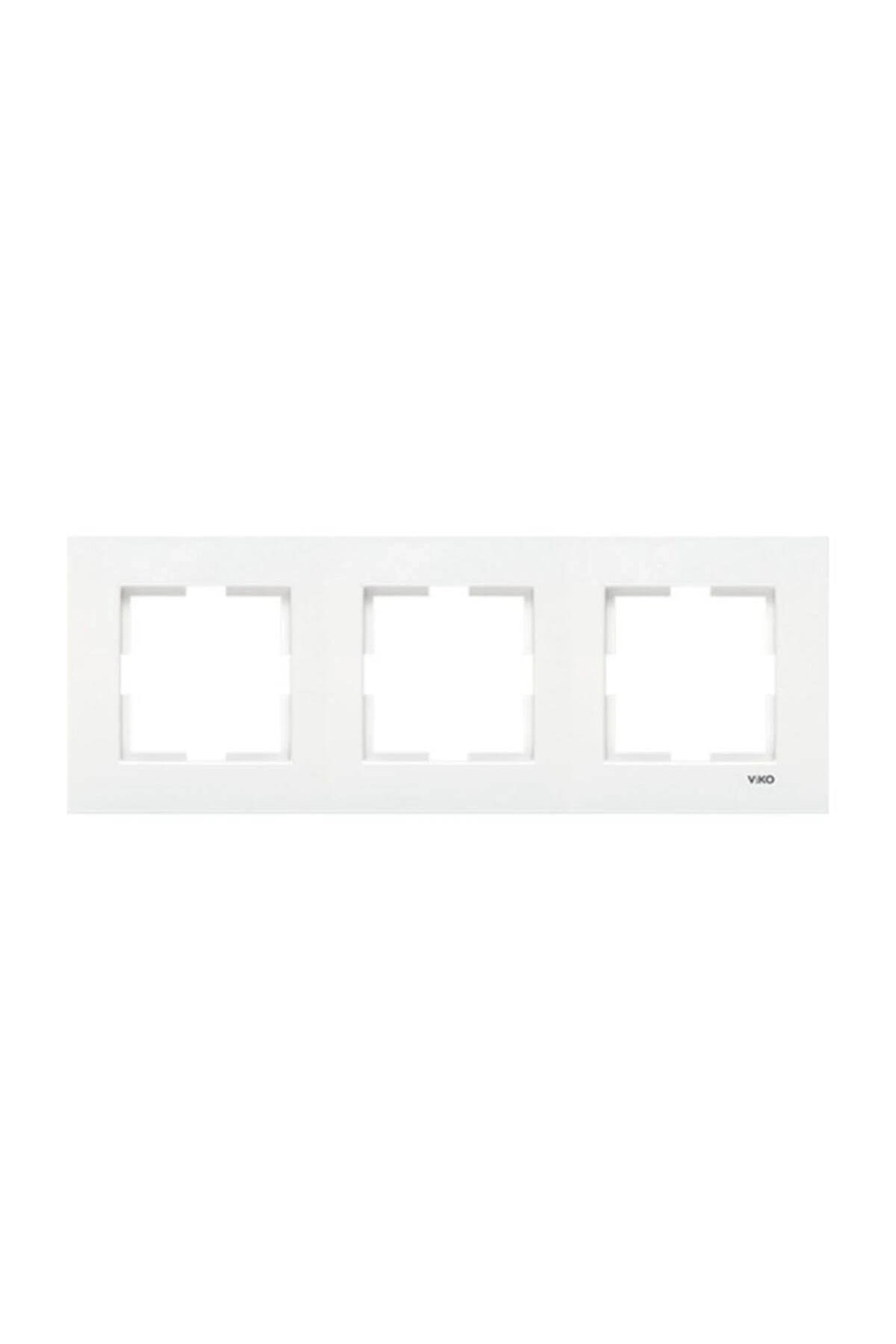 Karre Beyaz Üçlü Çerçeve Yatay