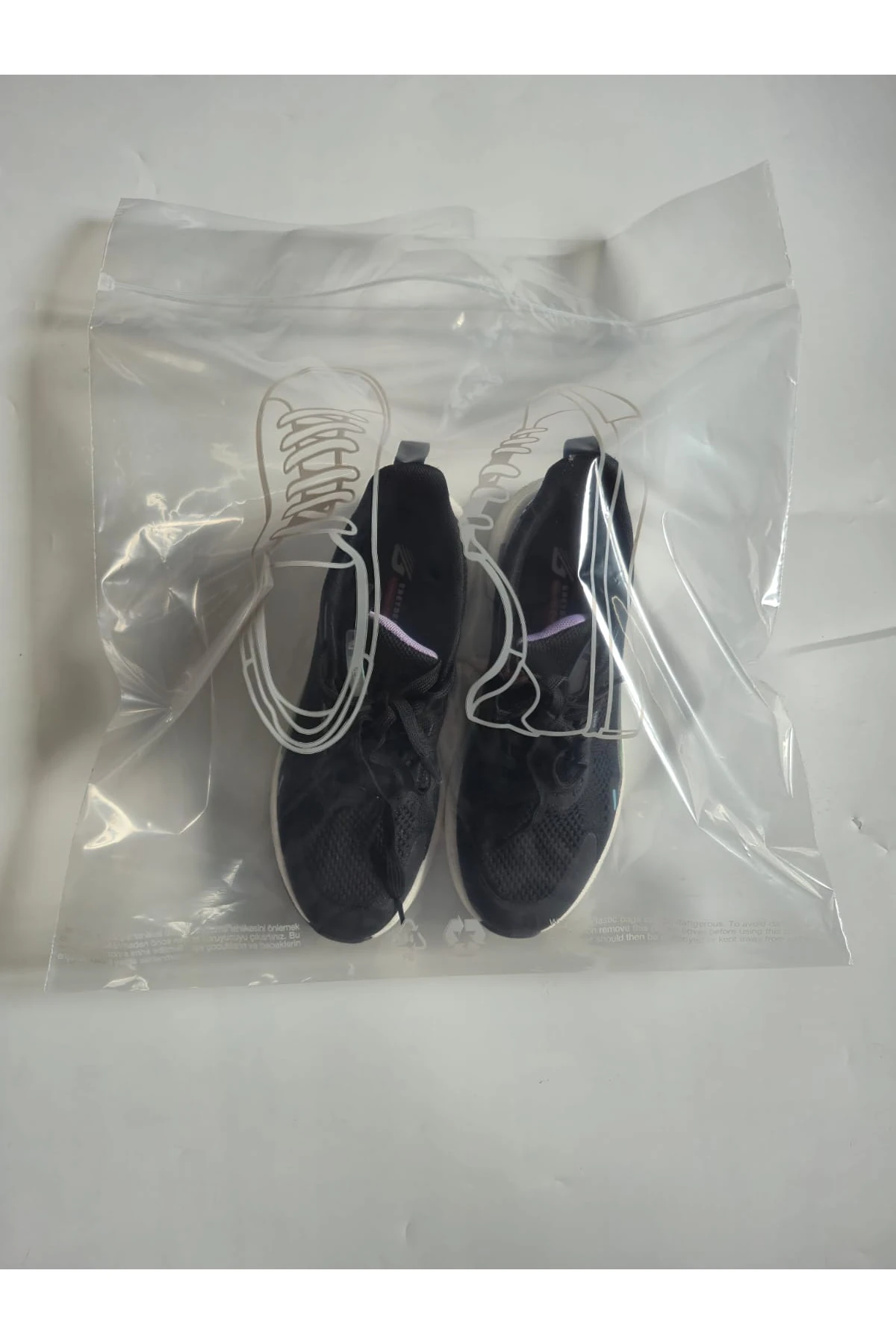 6 Adet Kilitli 45x52 cm Ayakkabı Düzenleyici Poşet Ayakkabı Organizer Poşeti