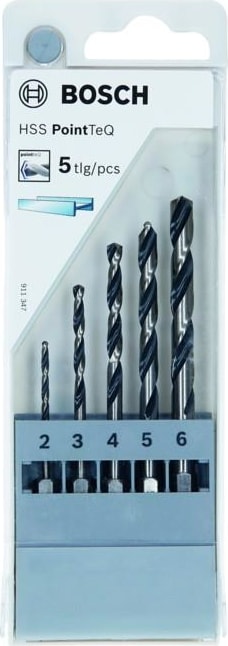 BOSCH 2607002824 Hss Pointteq Hex Metal Matkap Ucu Set 5'li