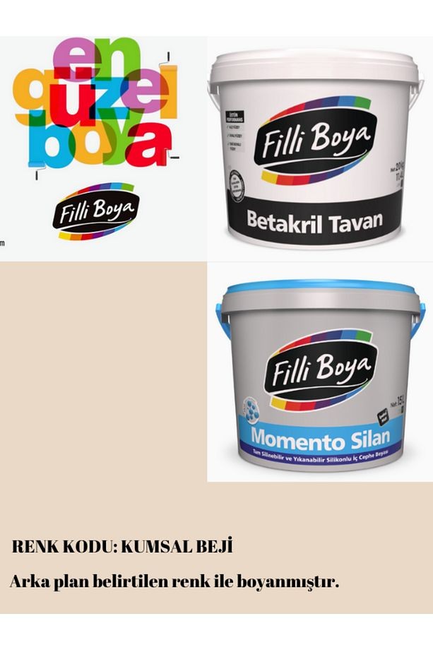 Momento Silan Silinebilir 15Lt-20Kg- Yüksek Örtücü Tavan Boyası 17.5Kg
