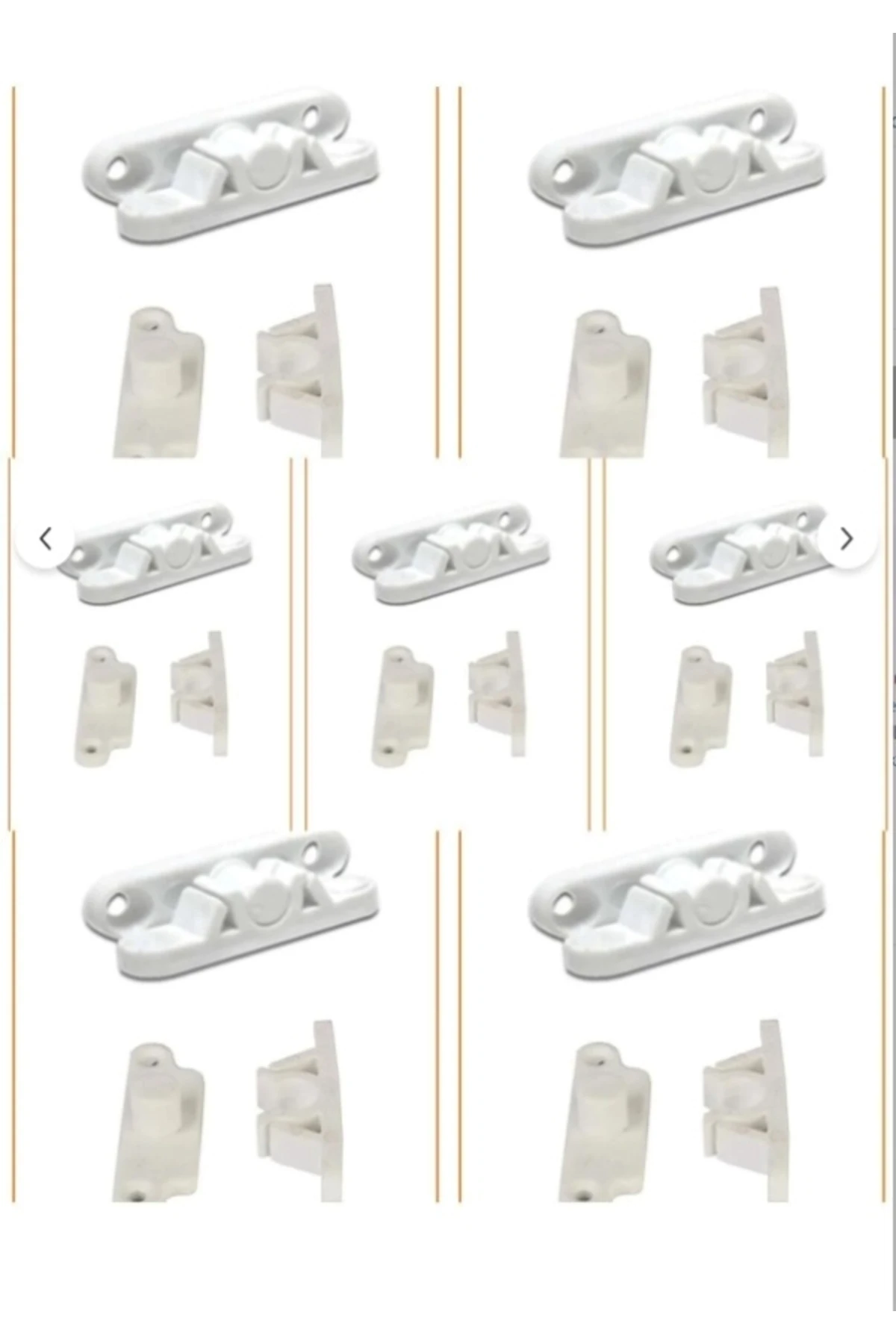 Pvc Sineklik Kapı Pencere Çıtçıt Kilit Beyaz