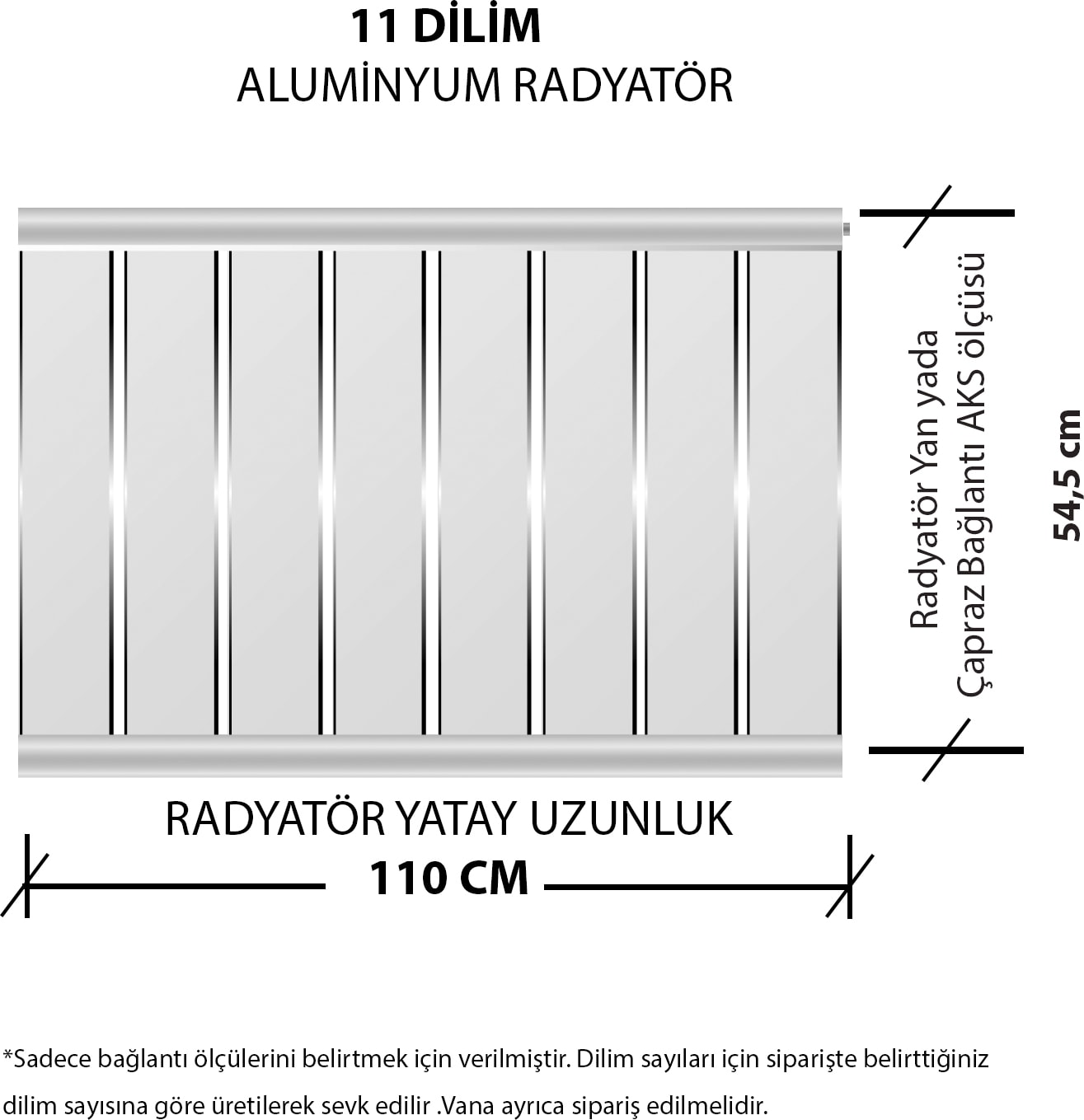 Aluminyum Panel Radyatör Ekol 600x1100 Ral 7016 Antrasit Gri Texture
