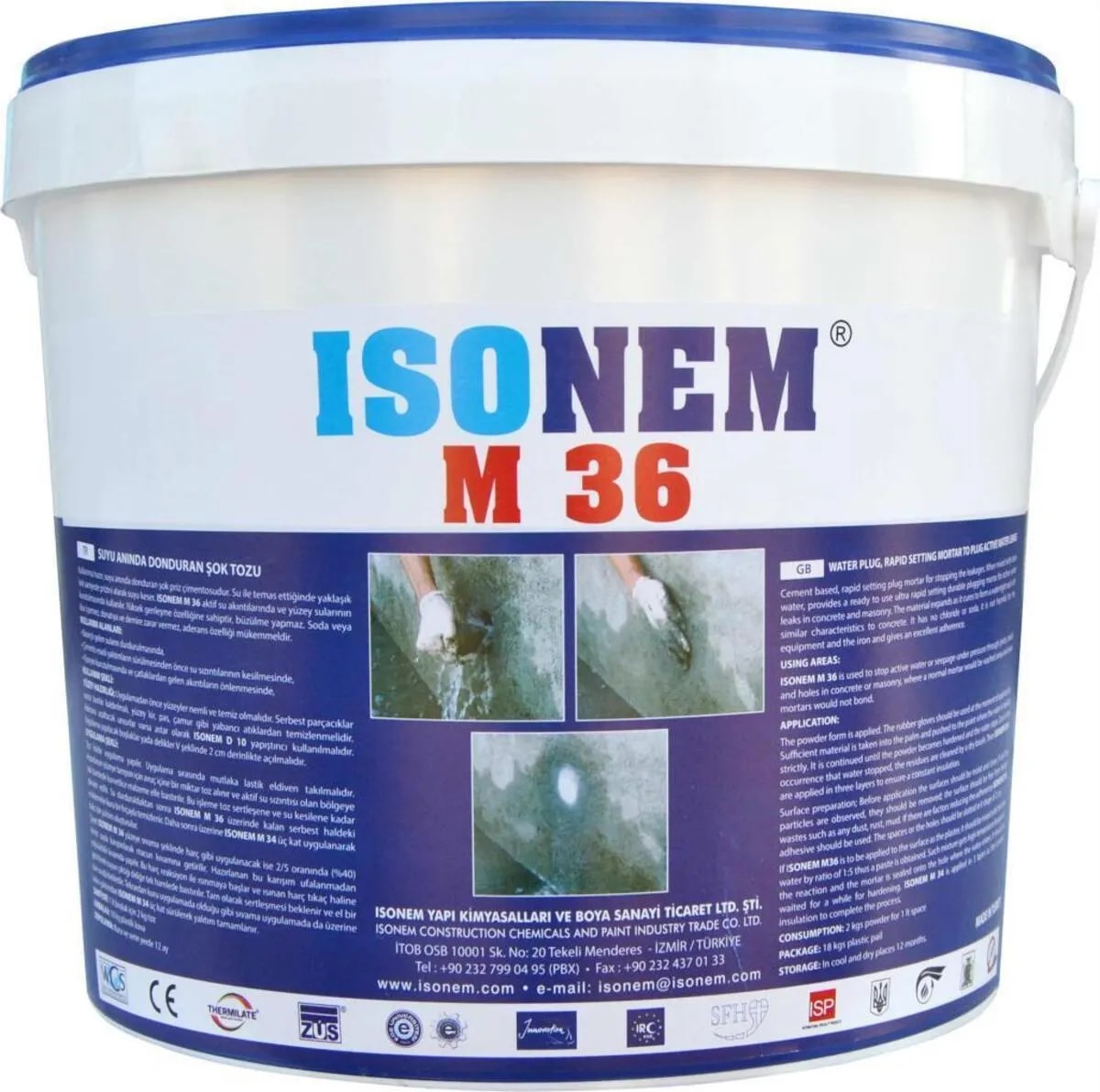 Isonem M36 Suyu Anında Donduran Şok Tozu