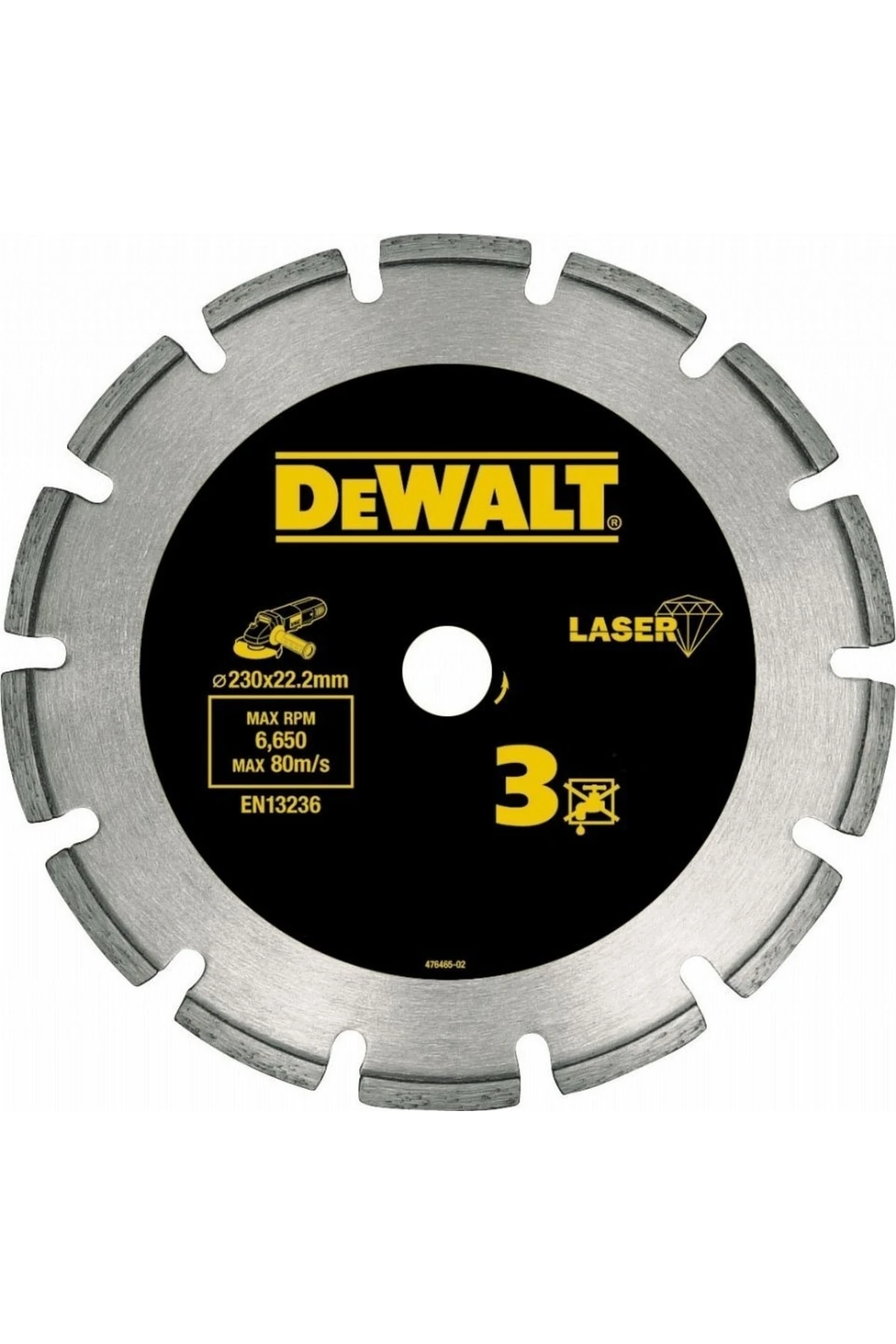 DT3767 Elmaslı Granit Kesme Bıçağı 350mm