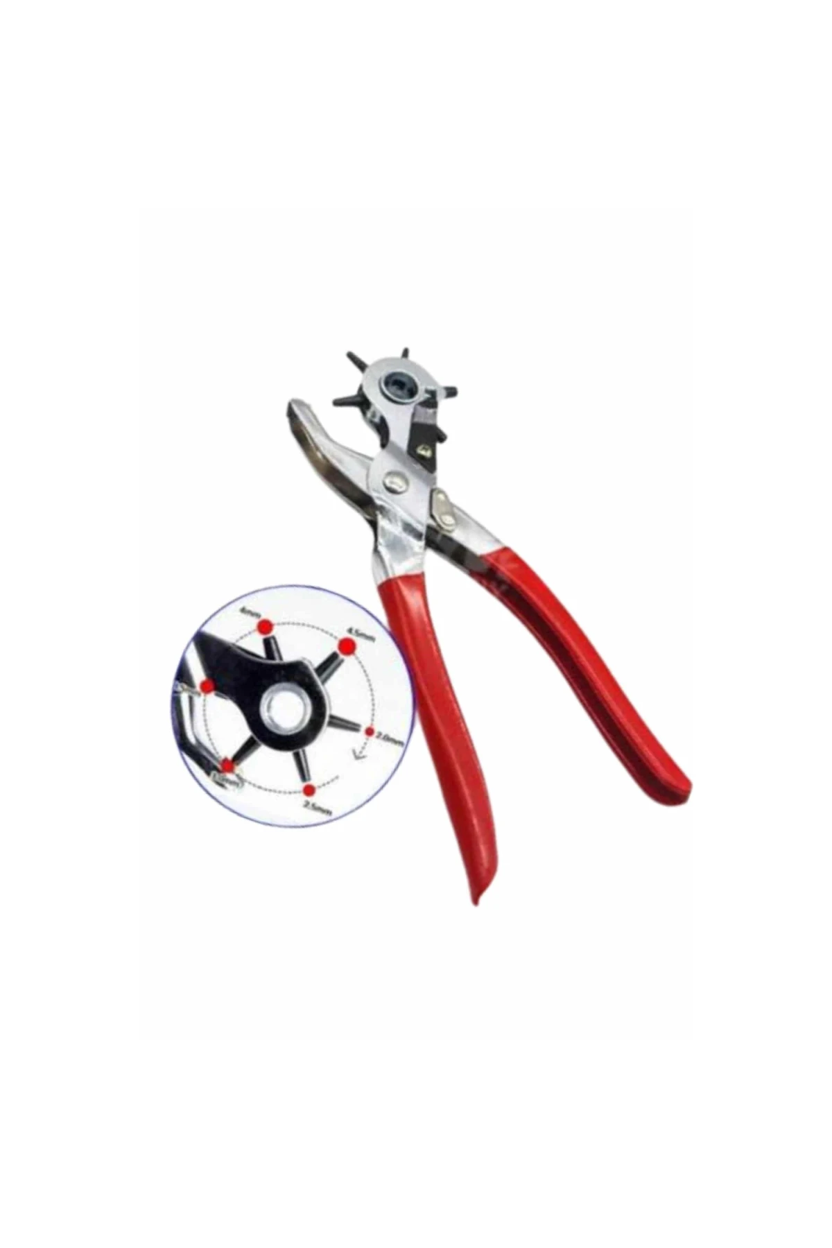 ZENGEZUR Kemer Delme Pensesi 6 Farklı Boyutta Kemer Delici Ev Deri Kemer