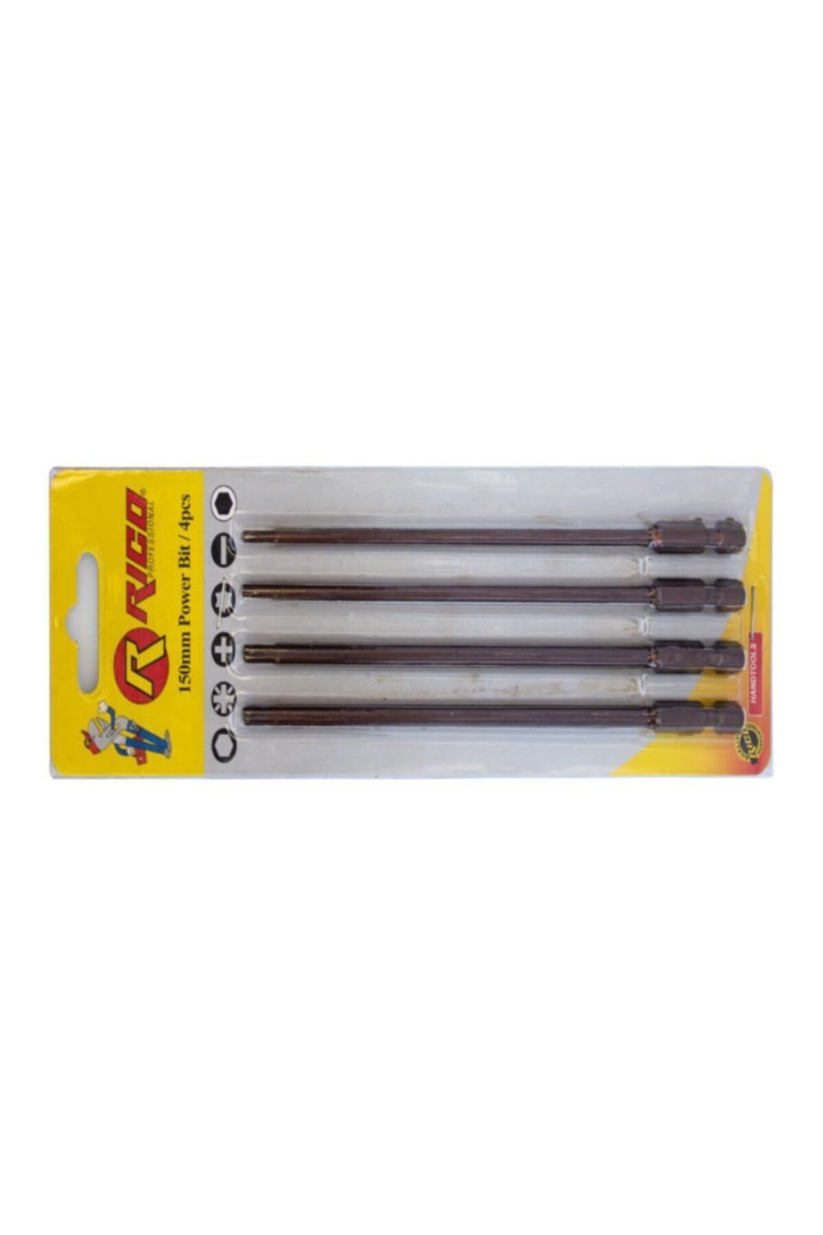 RİCO Kk1123 4 Parça Kaplamalı Torx Bits Uç 150 Mm