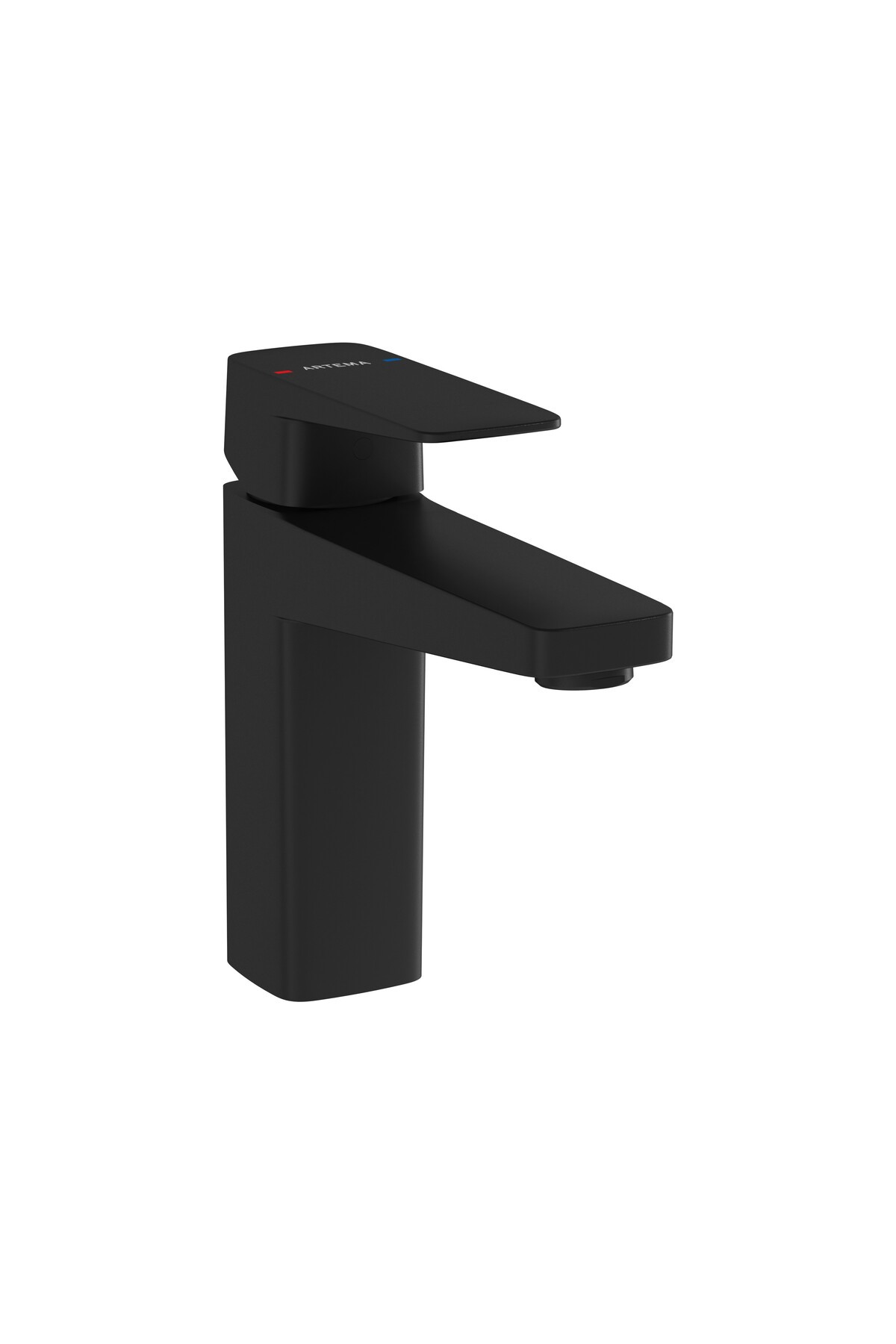 Artema Root Square A4273136 Yüksek Lavabo Bataryası, Mat Siyah