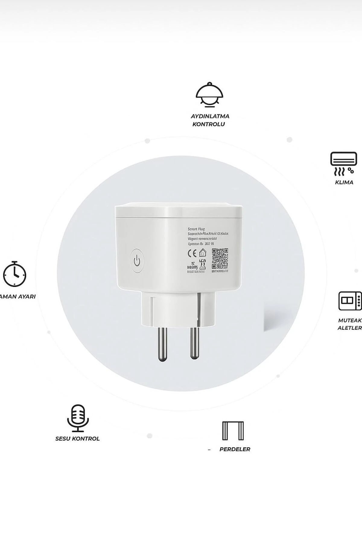 AKILLI PRİZ UZAKTAN TELEFON KUMANDA EDİLEN AKILLI YAŞAM İÇİN ZAMANLAYICI AYARLAYIN TASARUF EDİN