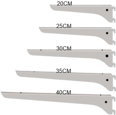 4 Adet 30 Cm Raf Destek Kolu - Ahşap Raf Desteği, Raf Tutucu Ayak