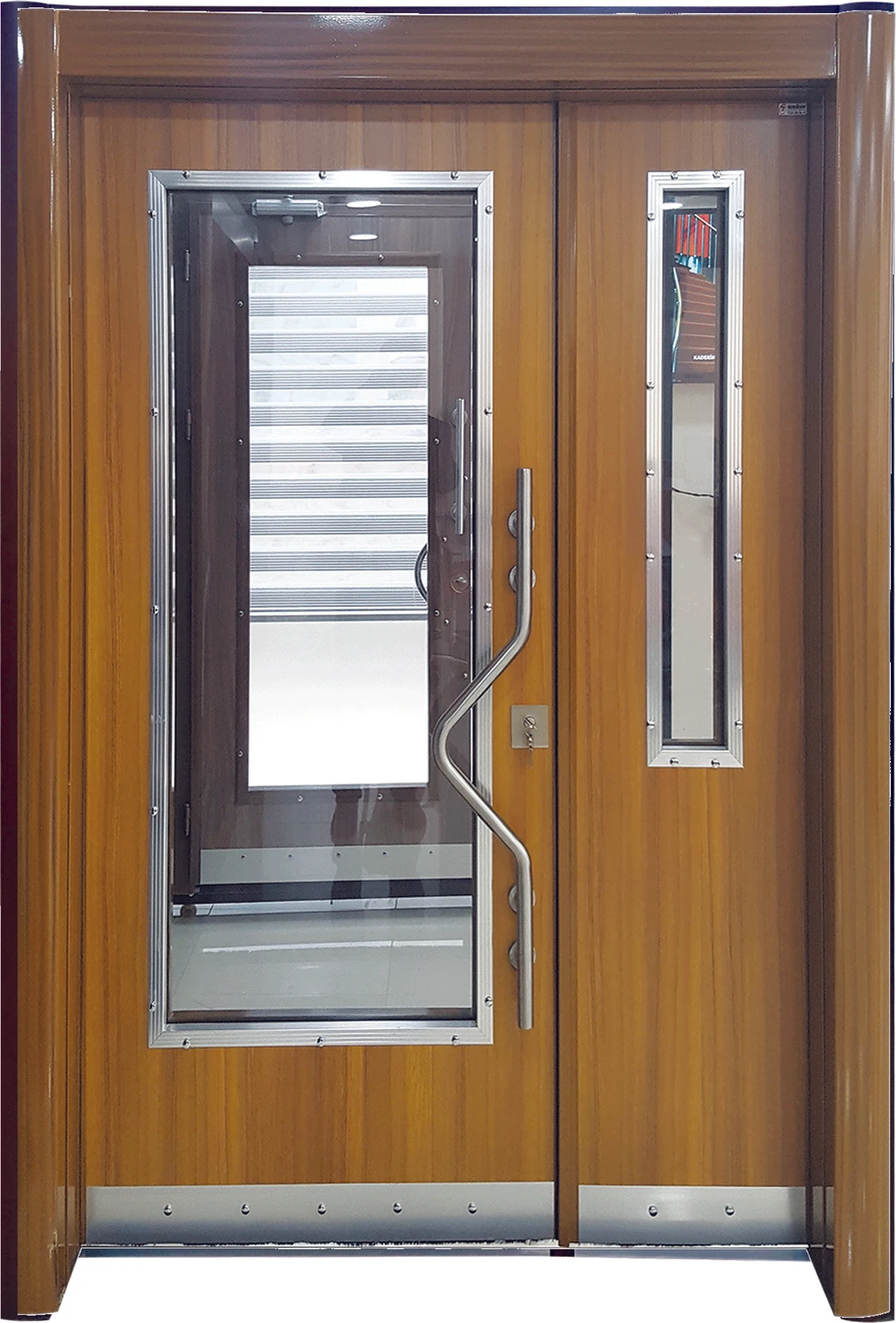 Çelik Kapı, Eskitme Model Apartman Kapısı, Dış Mekan Çelik Kapı,