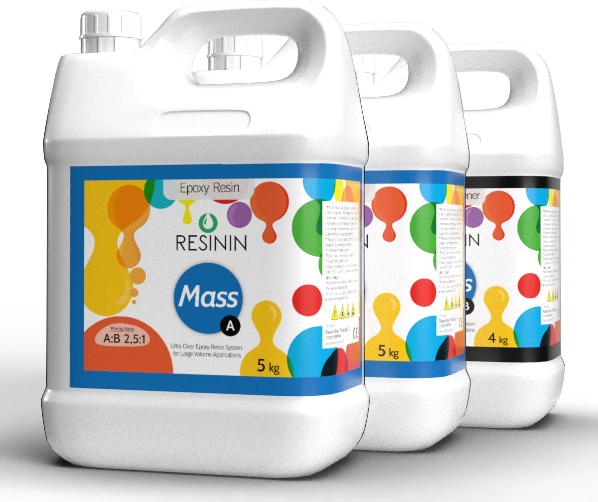 Mass 14 Kg A+B Ultra Şeffaf Epoksi Reçine