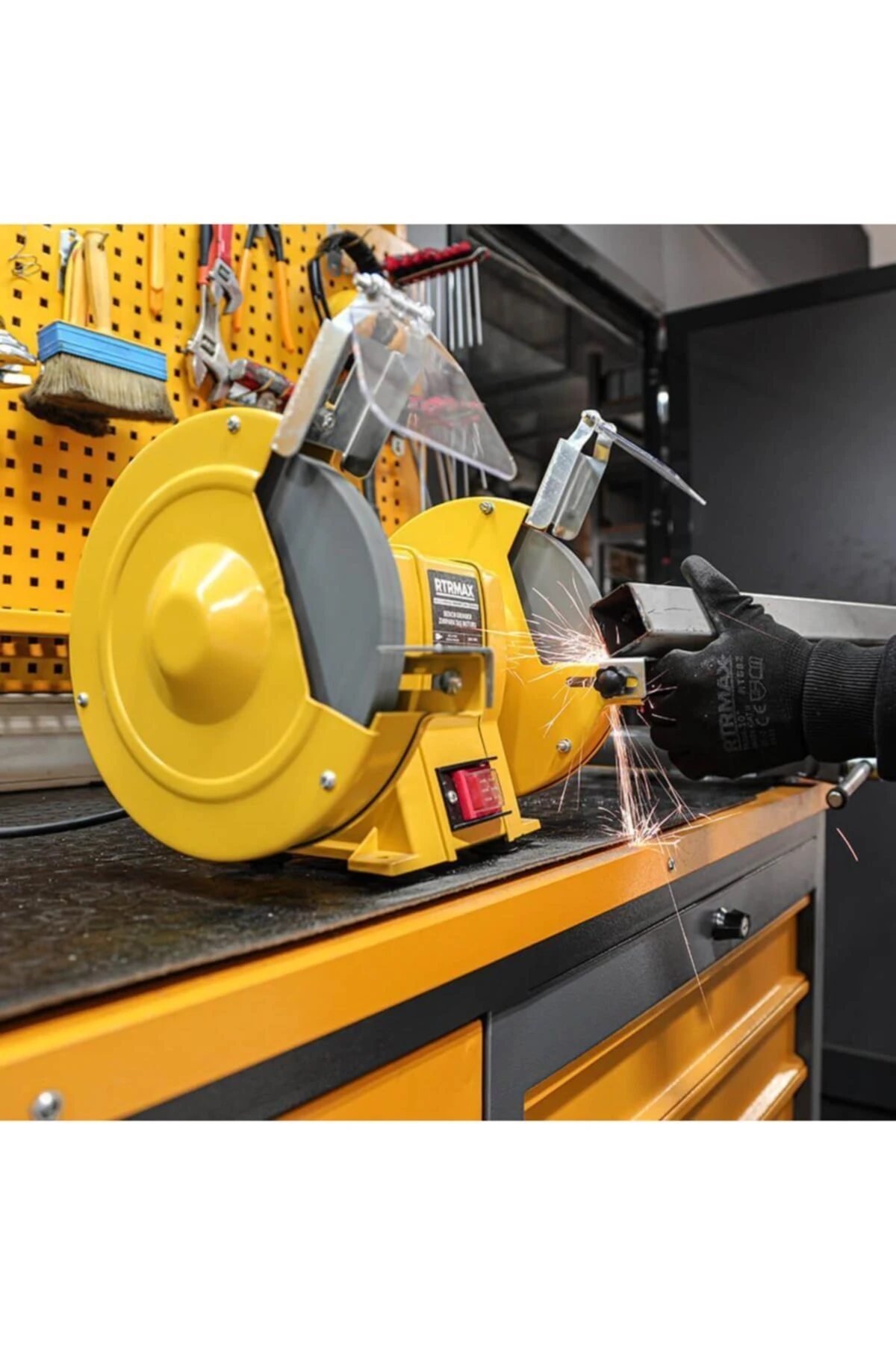 Rtm420a Zımpara Taş Motoru 200 Mm 400 Watt