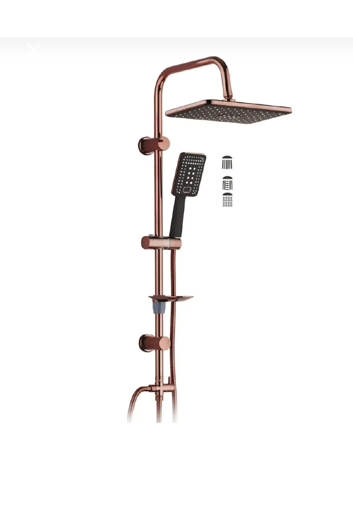 6977R Rain Duş Sistemi Rose