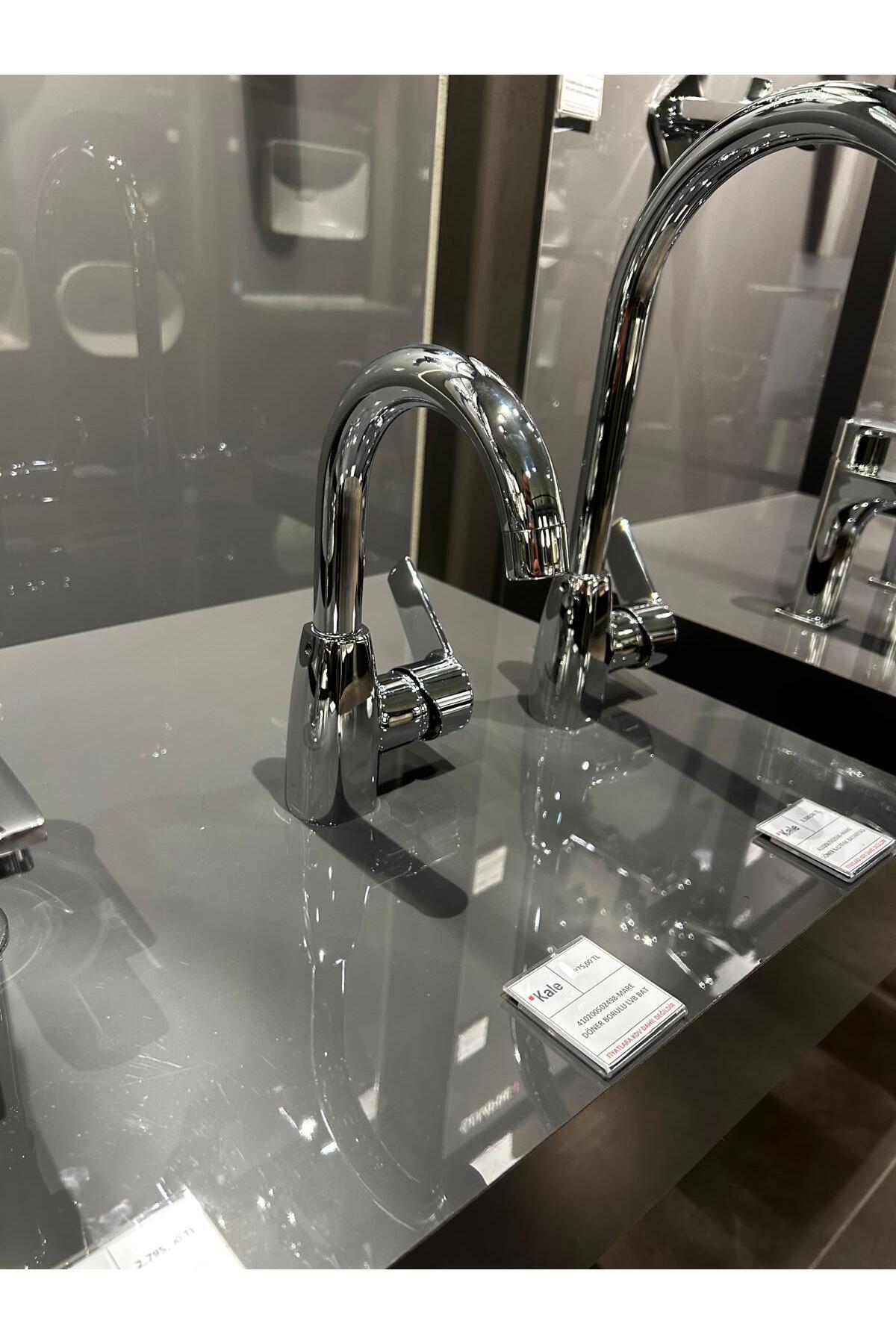 MARE BANYO+DÖNER LAVABO+MUTFAK BATARYASI VE  RAIN ROUND PUSH BUTTON DUŞ BARI