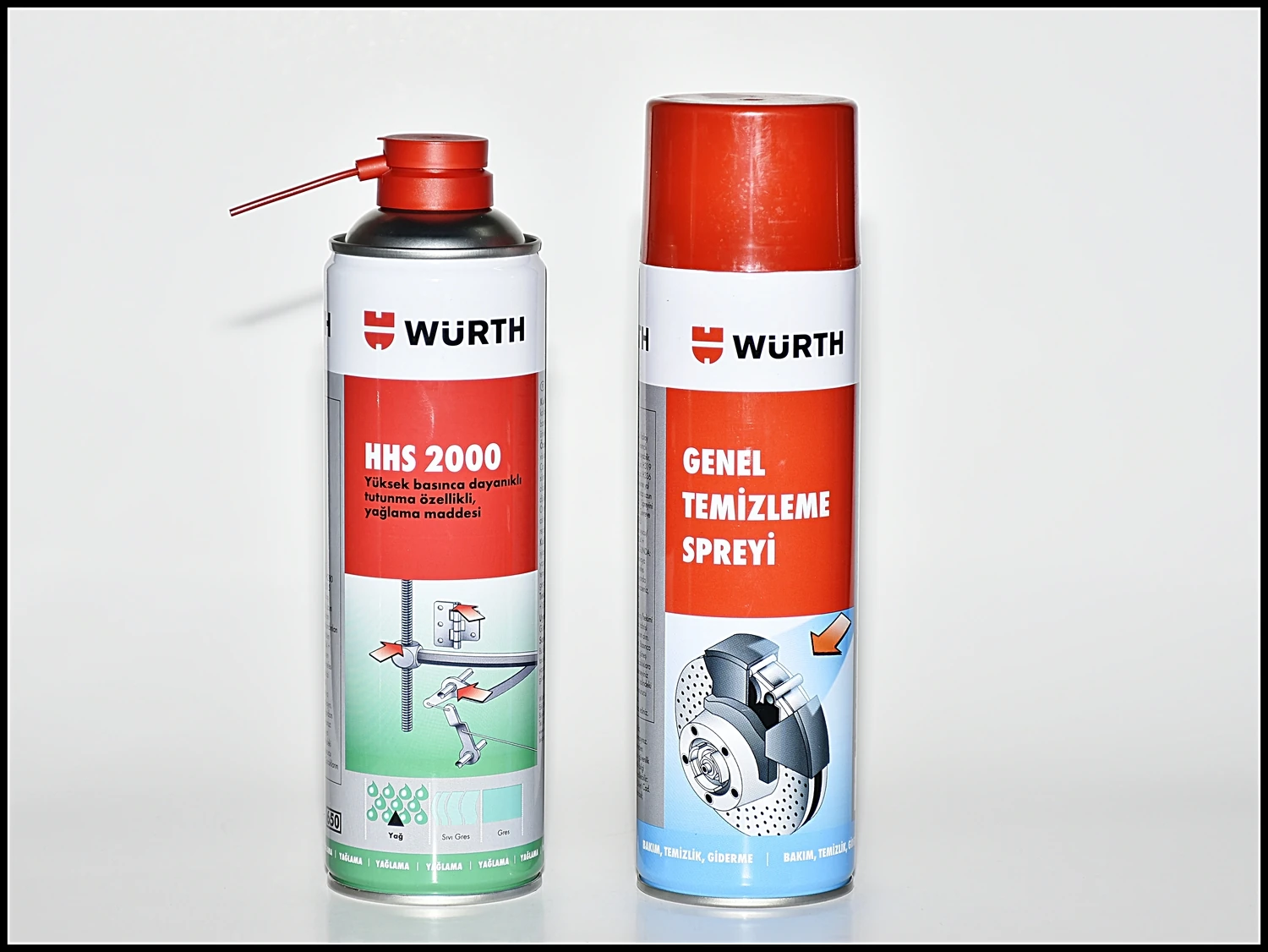 Hhs 2000 Sıvı Gres 500 ml +  Balata Ve Genel Temizleme Sprey 500 ml 2'İ Set