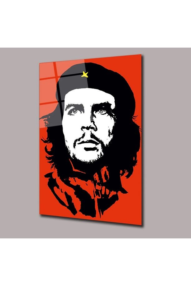Che Guevara Sinema Ve Ünlüler Cam Tablo #PCT0885