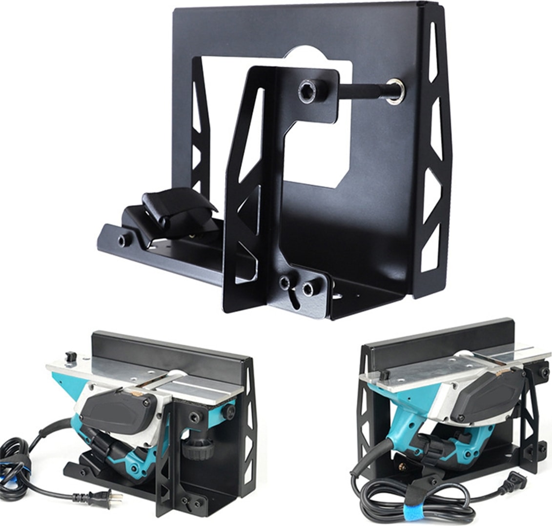 Flip Planer Standı-Elektrikli Planya Ters Braket, Ahşap Işleme Planya Desteği Pratik Ev Tipi Flip Montajlı Alet Rafı (Yurt Dışından)