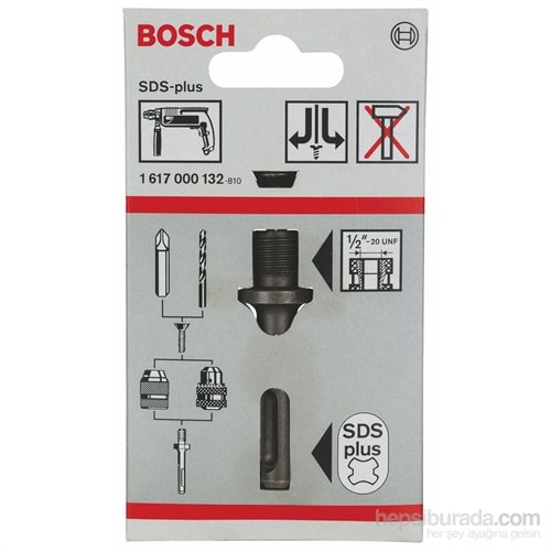 BOSCH - Sds-Plus Mandren İçin Giriş Şaftı - 1/2"-20 Unf