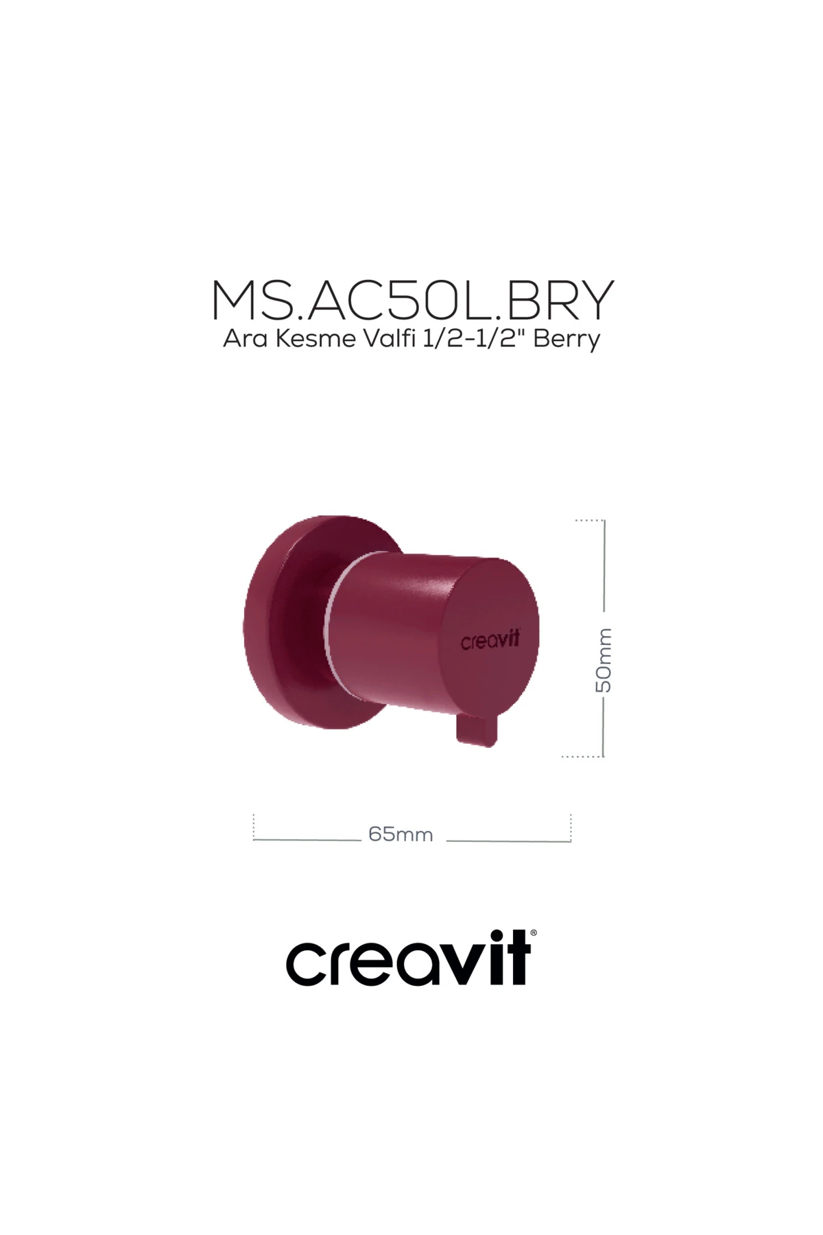 Ara Kesme Valfi 1/2-1/2" Berry